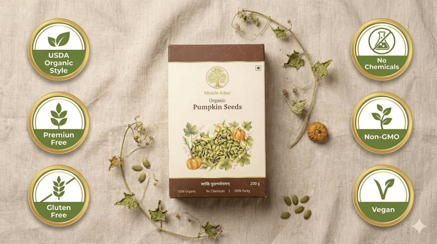 Organic Pumpkin Seeds – Raw & Unroasted | 100% Natural