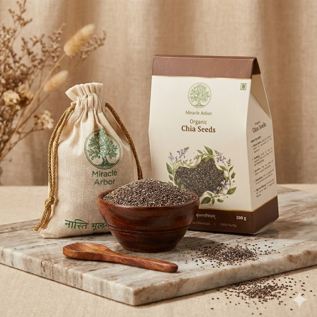 Organic Chia Seeds – Raw & Unroasted | 100% Natural