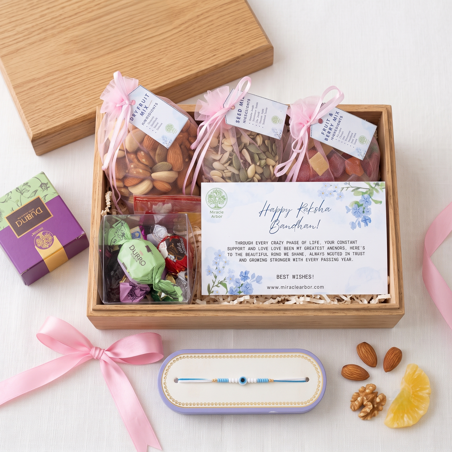 Miracle Arbor Rakhi Gift Hamper for Brother | Premium Rakhi Hamper Set