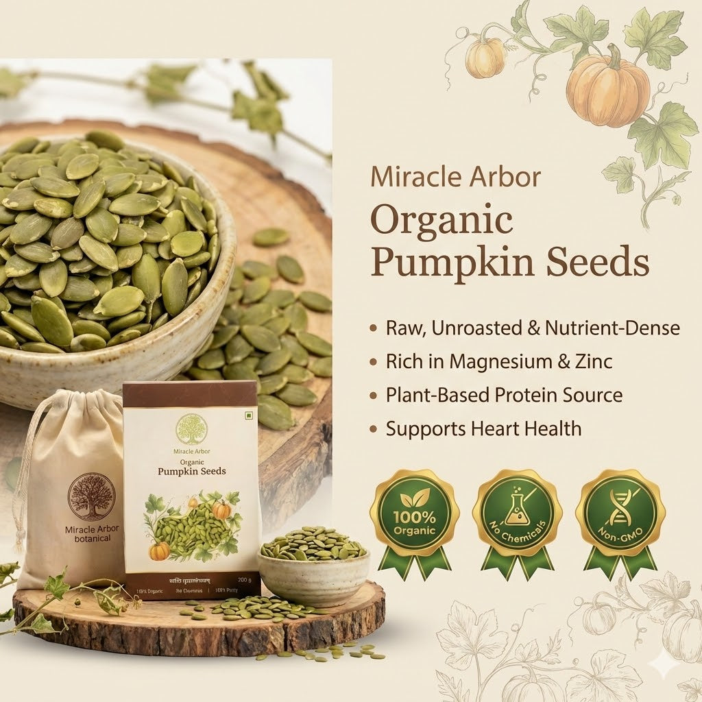 Organic Pumpkin Seeds – Raw & Unroasted | 100% Natural