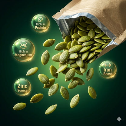 Organic Pumpkin Seeds – Raw & Unroasted | 100% Natural