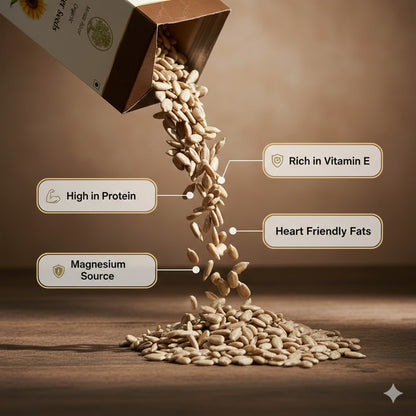 Organic Sunflower Seeds – Raw & Unroasted | 100% Natural