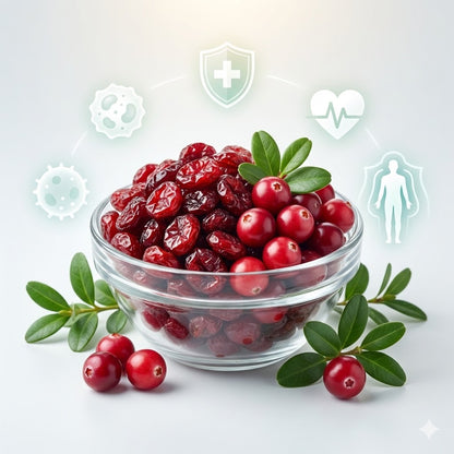 Organic Dried Cranberries – 100% Natural & Antioxidant Rich