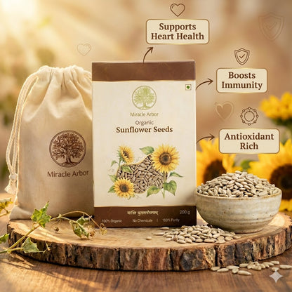 Organic Sunflower Seeds – Raw & Unroasted | 100% Natural