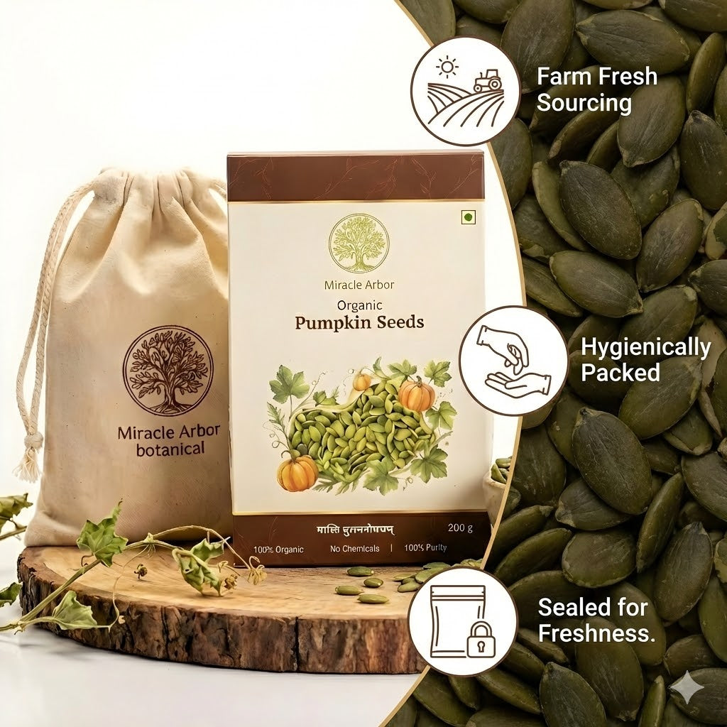 Organic Pumpkin Seeds – Raw & Unroasted | 100% Natural