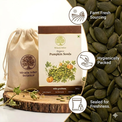 Organic Pumpkin Seeds – Raw & Unroasted | 100% Natural