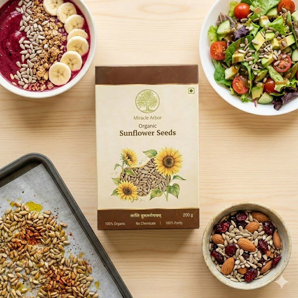 Organic Sunflower Seeds – Raw & Unroasted | 100% Natural