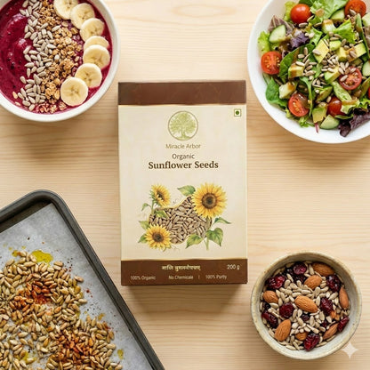 Organic Sunflower Seeds – Raw & Unroasted | 100% Natural