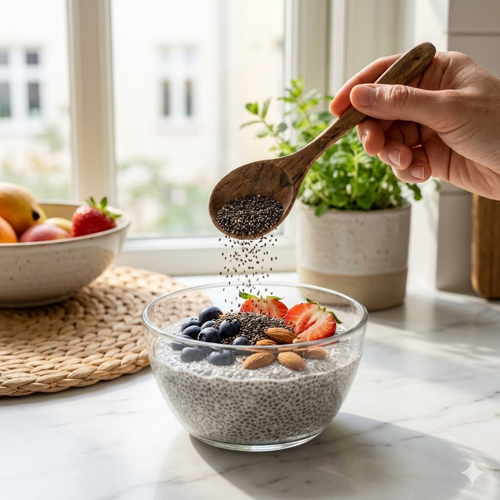 Organic Chia Seeds – Raw & Unroasted | 100% Natural