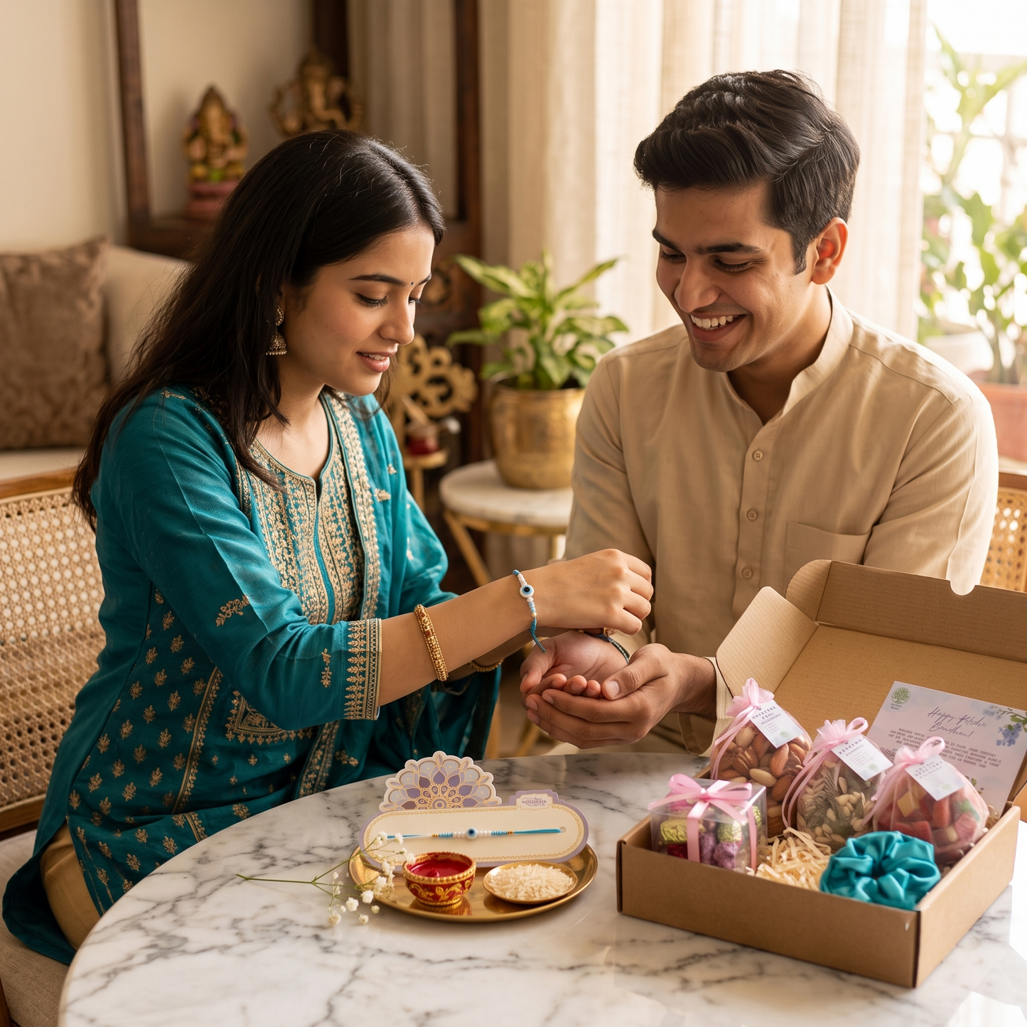 Miracle Arbor Rakhi Gift Hamper for Brother | Premium Rakhi Hamper Set