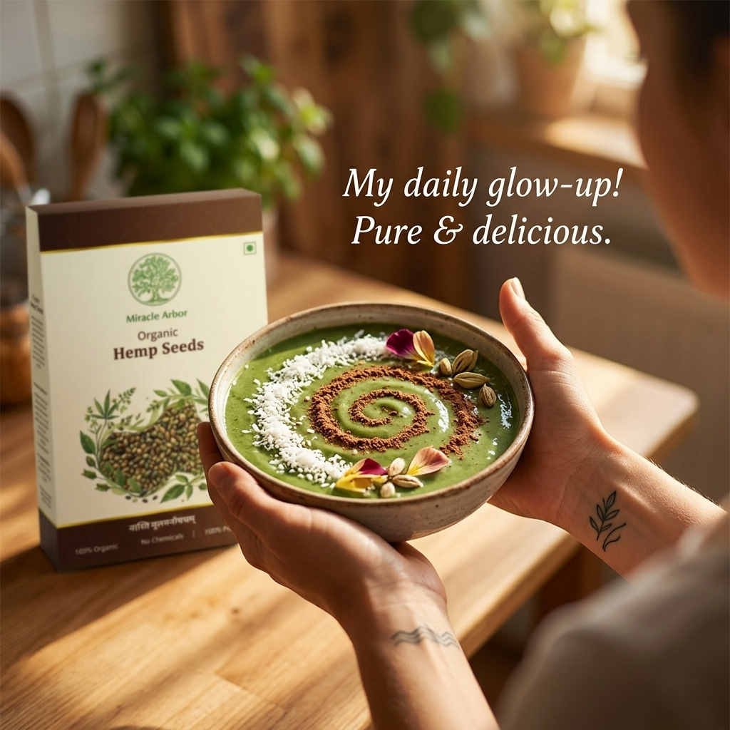 Organic Hemp Seeds – Raw & Unroasted | 100% Natural