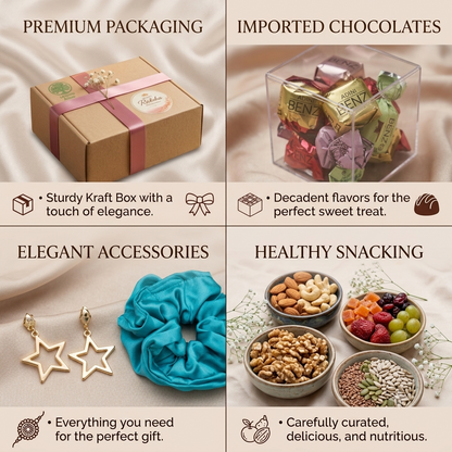 Miracle Arbor Rakhi Gift Hamper for Brother | Premium Rakhi Hamper Set