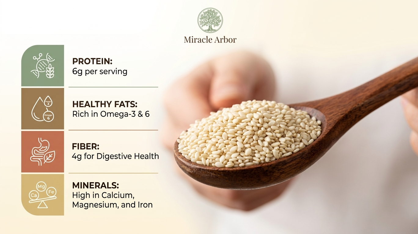 Organic White Sesame Seeds – Raw & Unroasted | 100% Natural