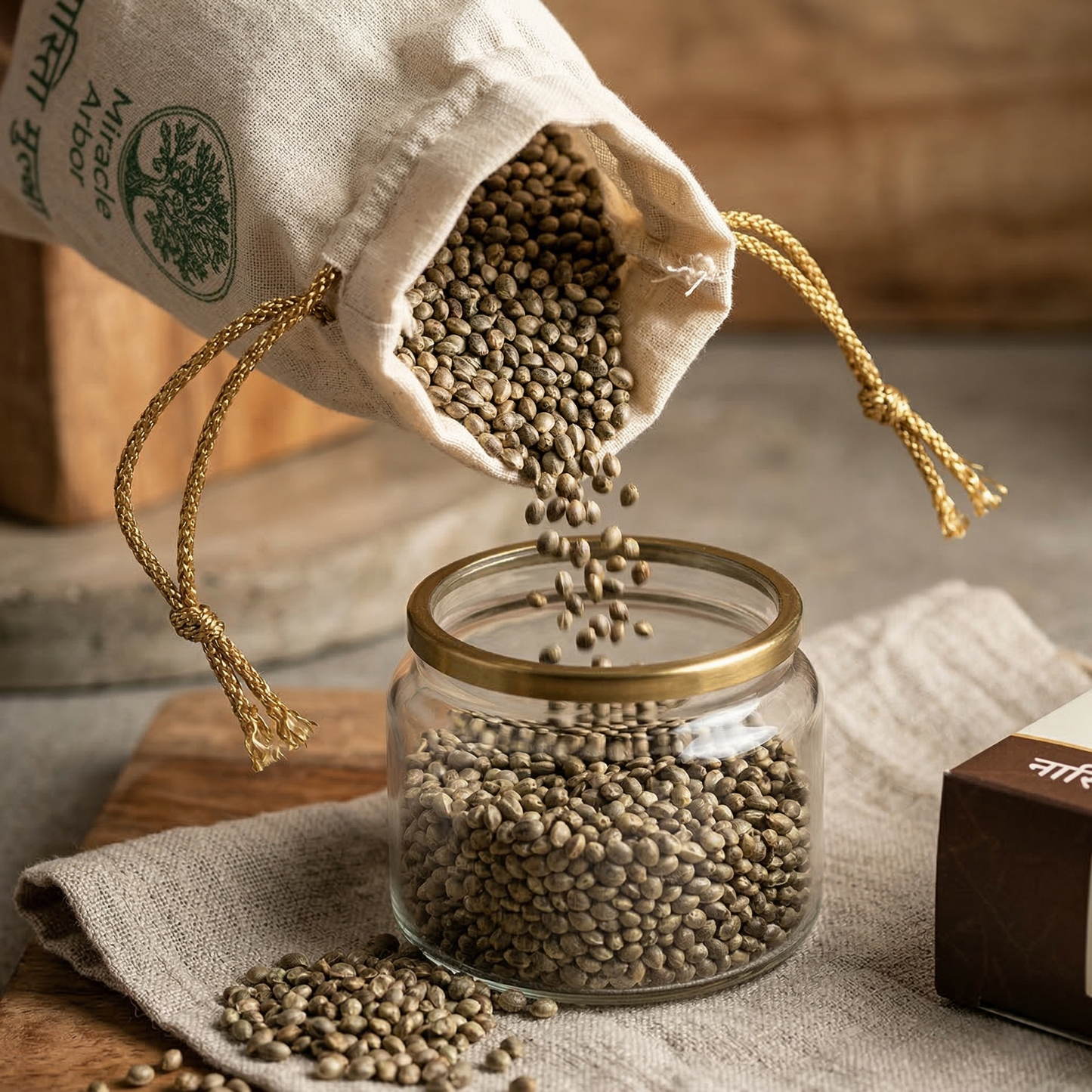 Organic Hemp Seeds – Raw & Unroasted | 100% Natural