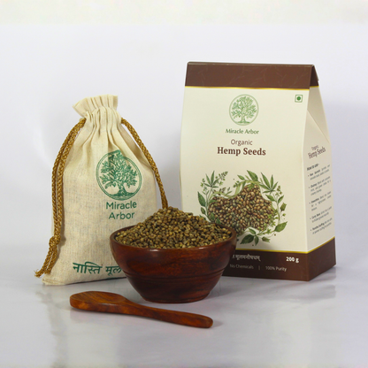 Organic Hemp Seeds – Raw & Unroasted | 100% Natural
