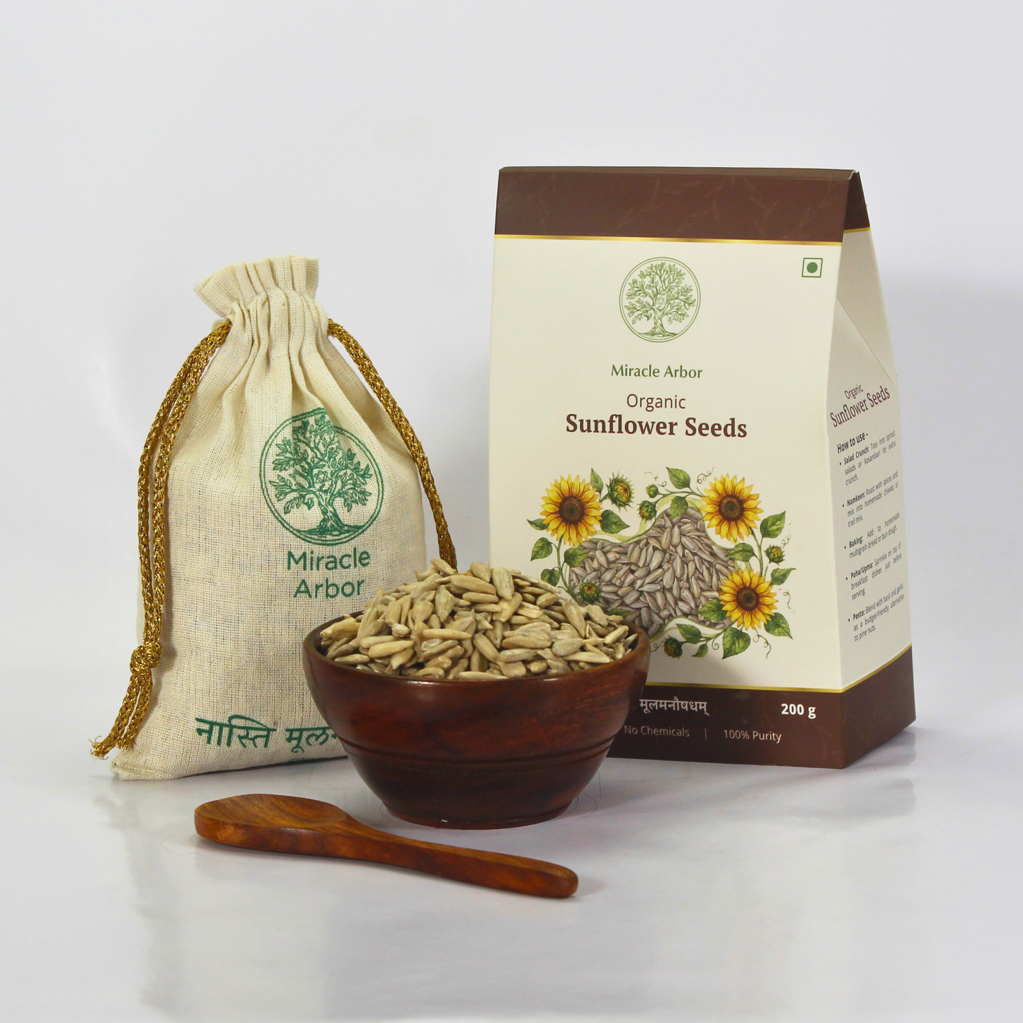 Organic Sunflower Seeds – Raw & Unroasted | 100% Natural