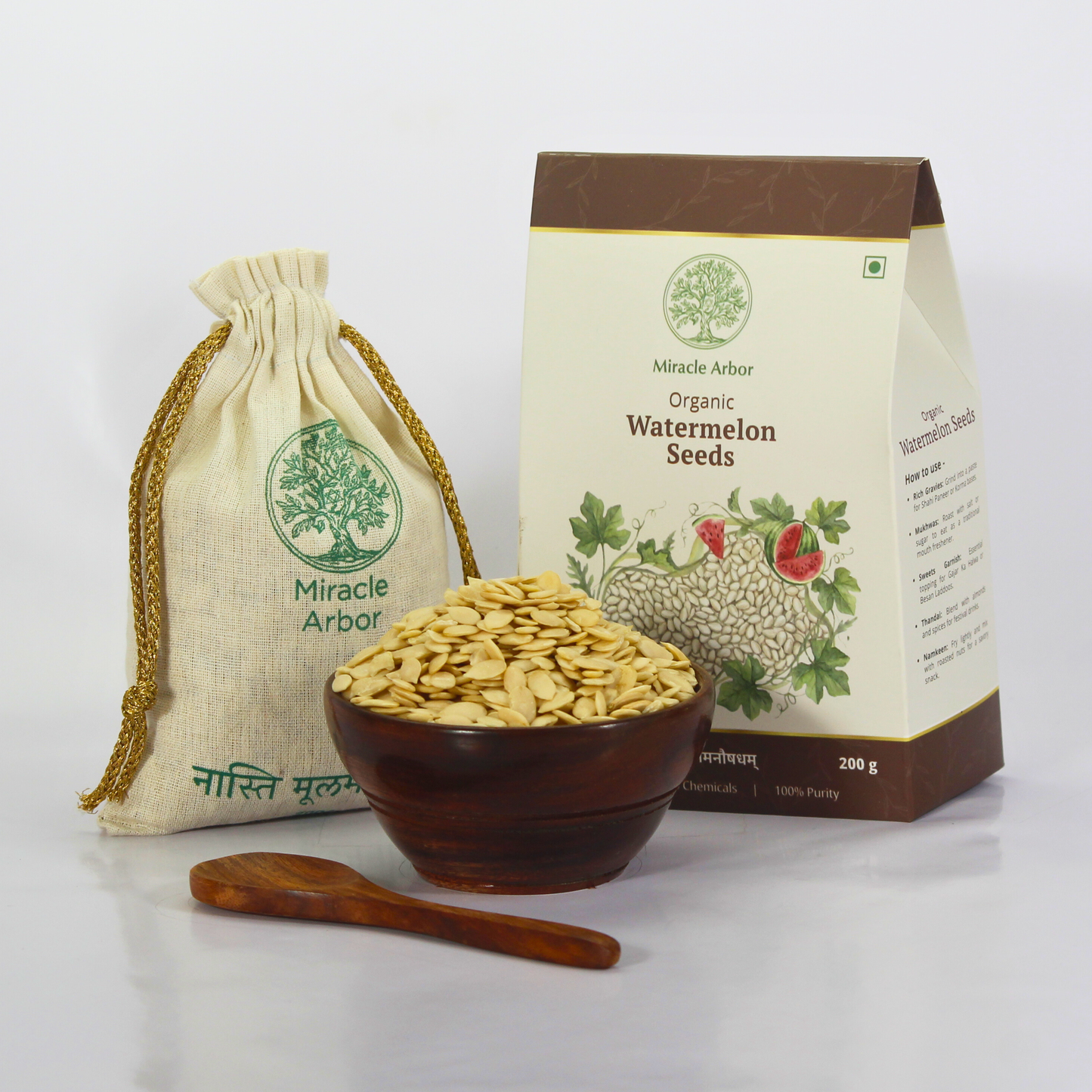 Organic Watermelon Seeds – Raw & Unroasted | 100% Natural