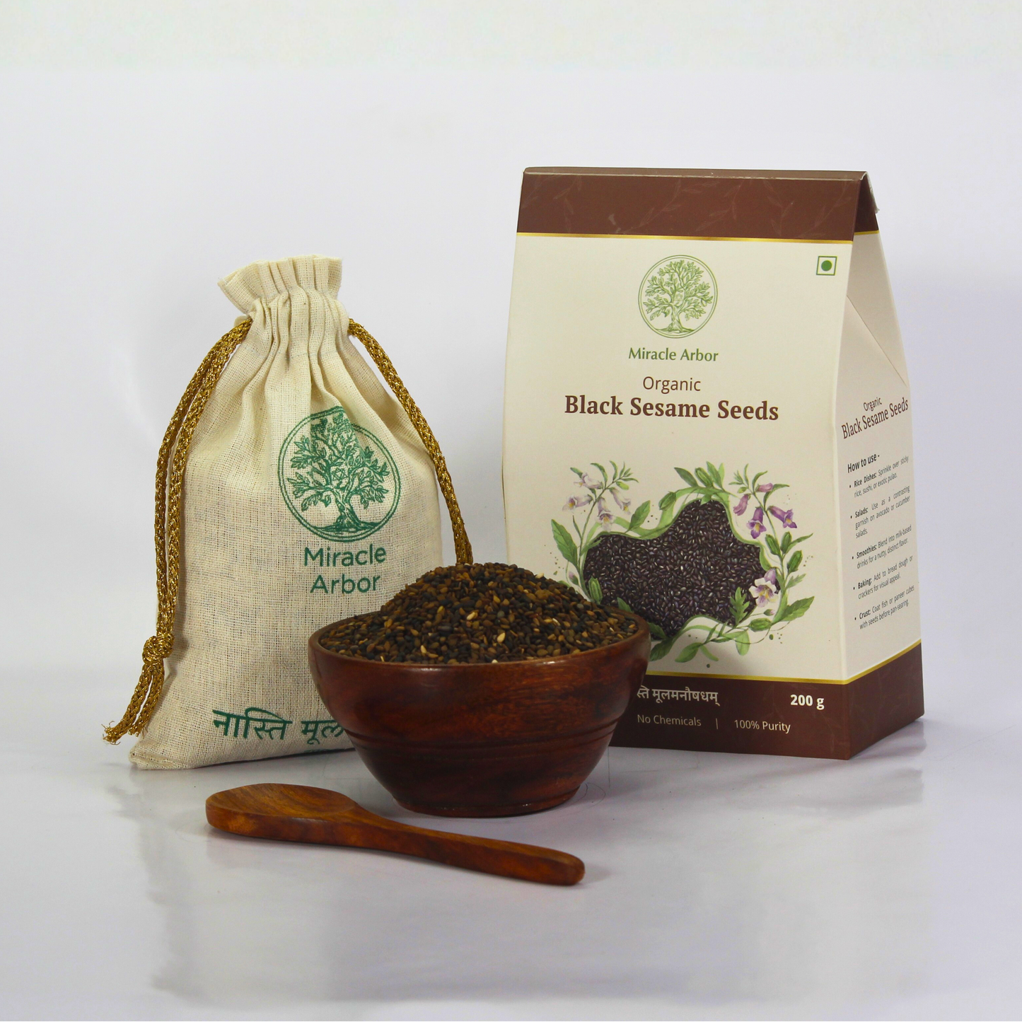 Organic Black Sesame Seeds (Kala Til) – Raw & Unroasted | 100% Natural