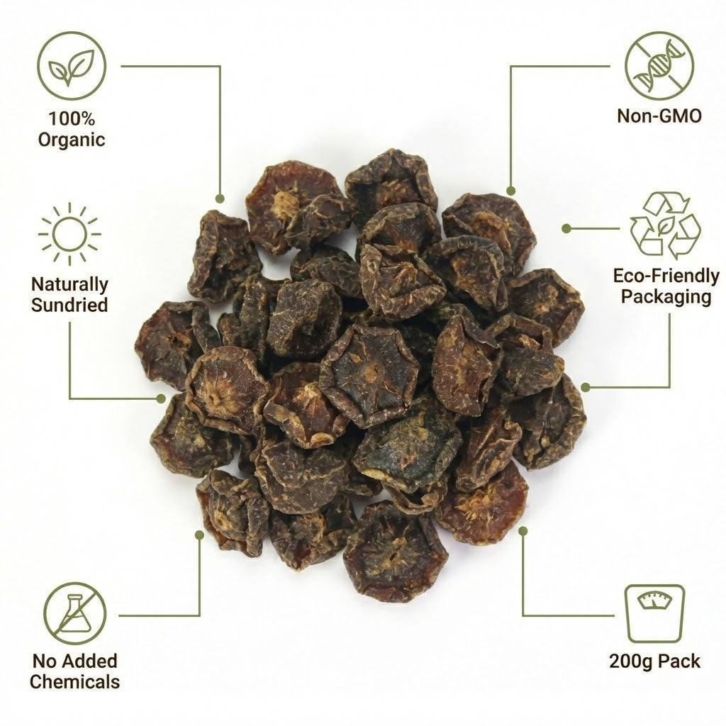 Organic Sun-Dried Amla – Naturally Dried Indian Gooseberry